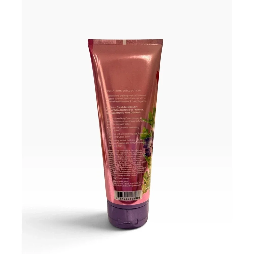 Bath & Body Works French Lavender & Honey Ultra Shea Body Cream 8 oz Retired